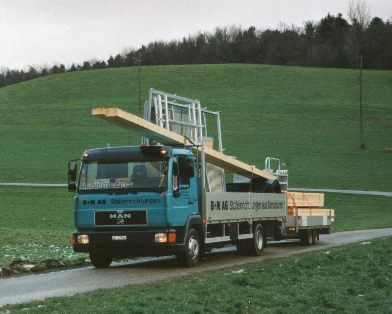 Aufnahme des LKW's 1999 im Striechen.